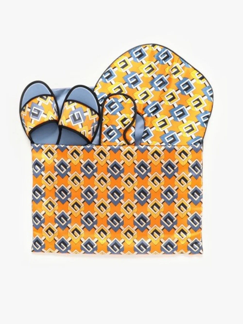 GUCCI BRAND NEW Travel Set - Eye Mask, Neck Pillow, & Slippers - Picture 4 of 5